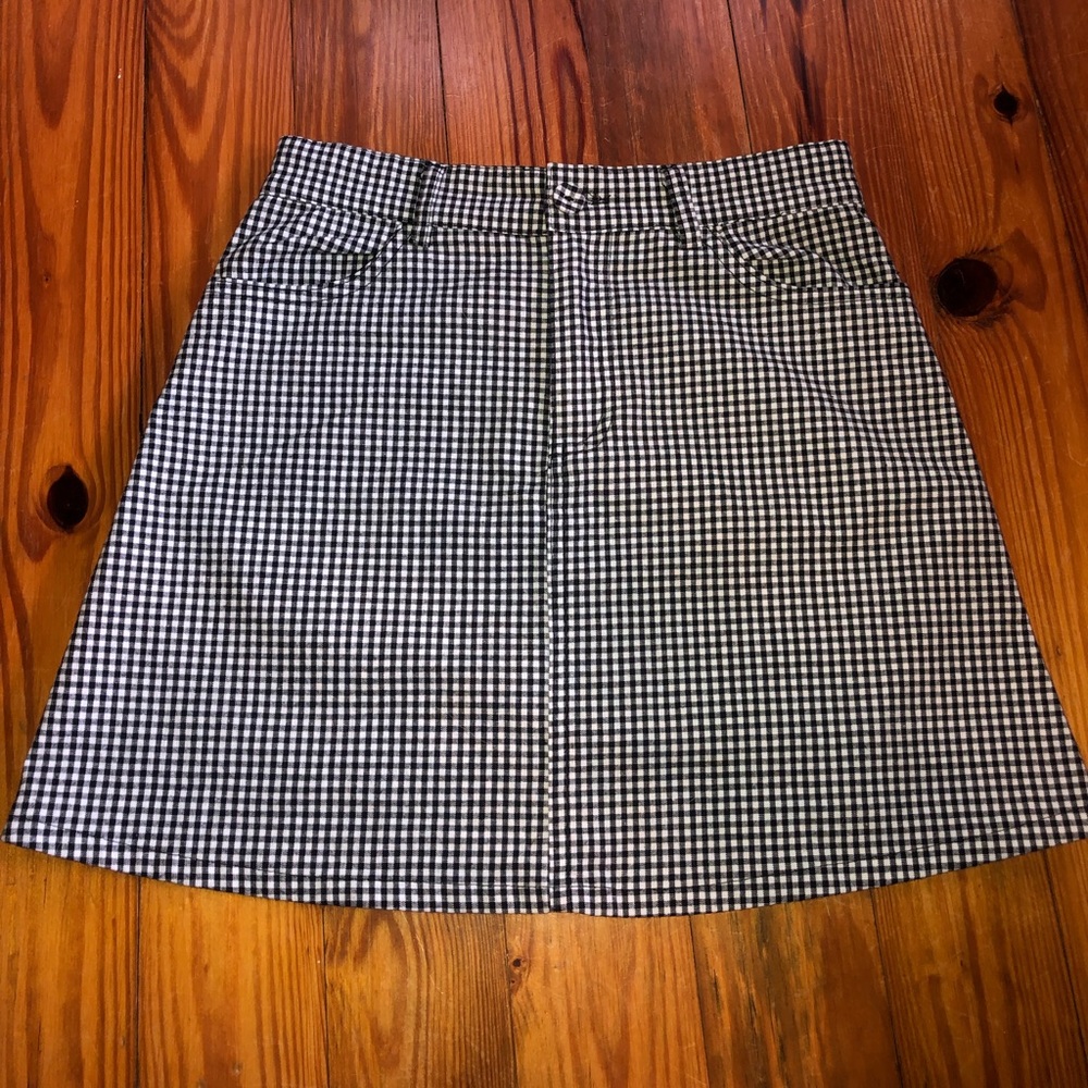 John Galt Gingham skirt
